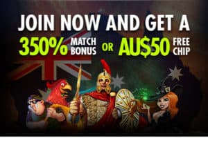 AU$50 FREE CHIP Bonus