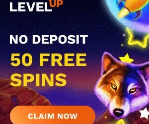 Level Up Casino No Deposit Bonus: 50 FREE SPINS! PROMO CODE: CBC1000 5