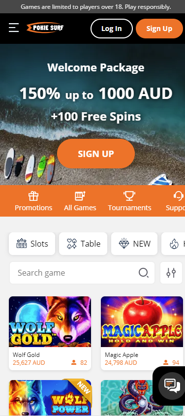 PokieSurf Casino NO DEPOSIT BONUS FREE SPINS! - PROMO CODE: TEMPLE320 6 PokieSurf casino experince
