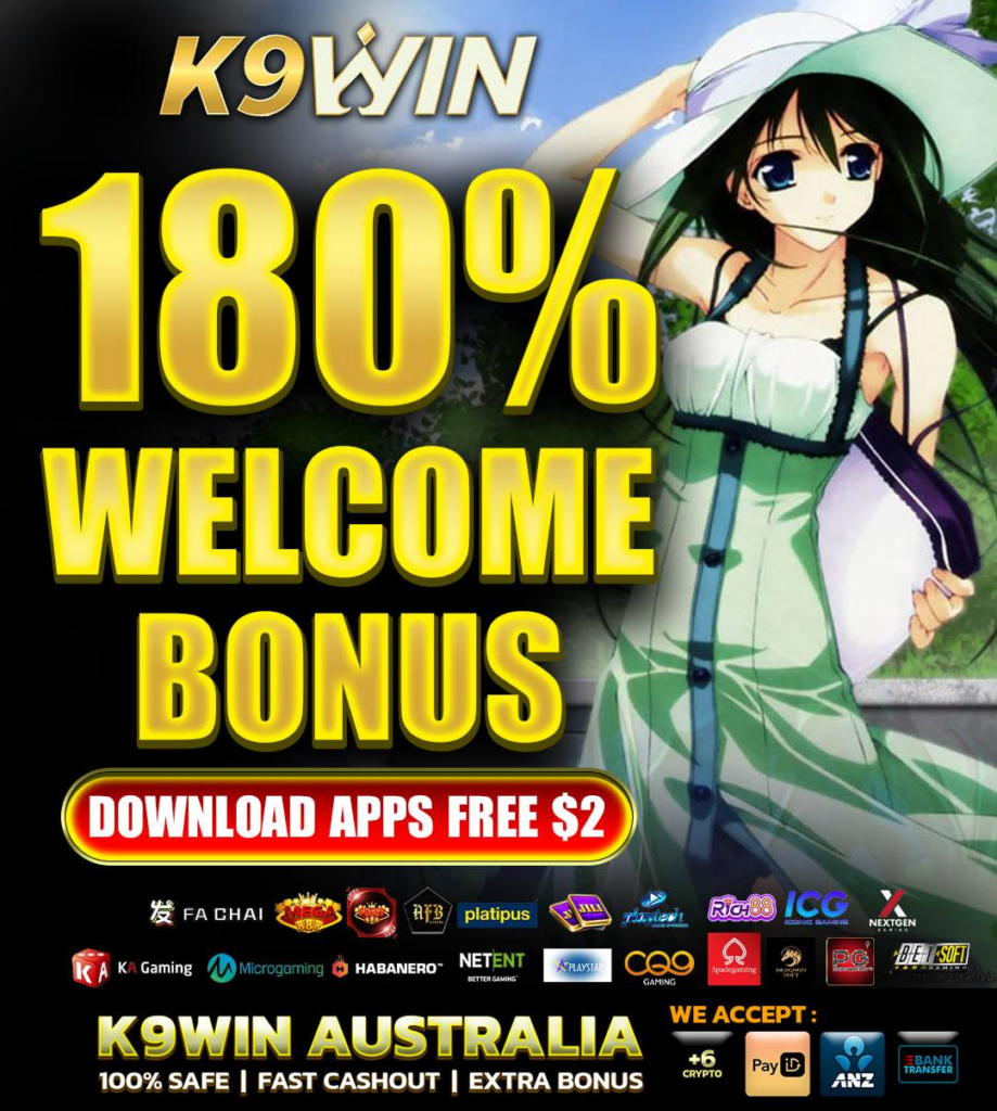 online casino k9win - 180% welcome bonus + %5 cashback bonus