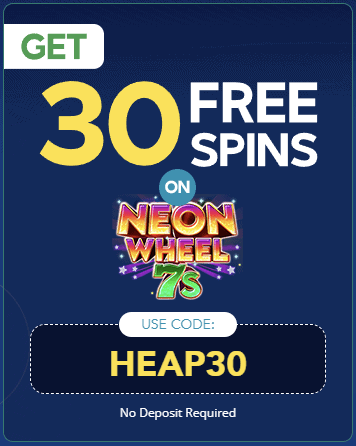 Get 30 Free Spins NO DEPOSIT on Neon Wheel 7s