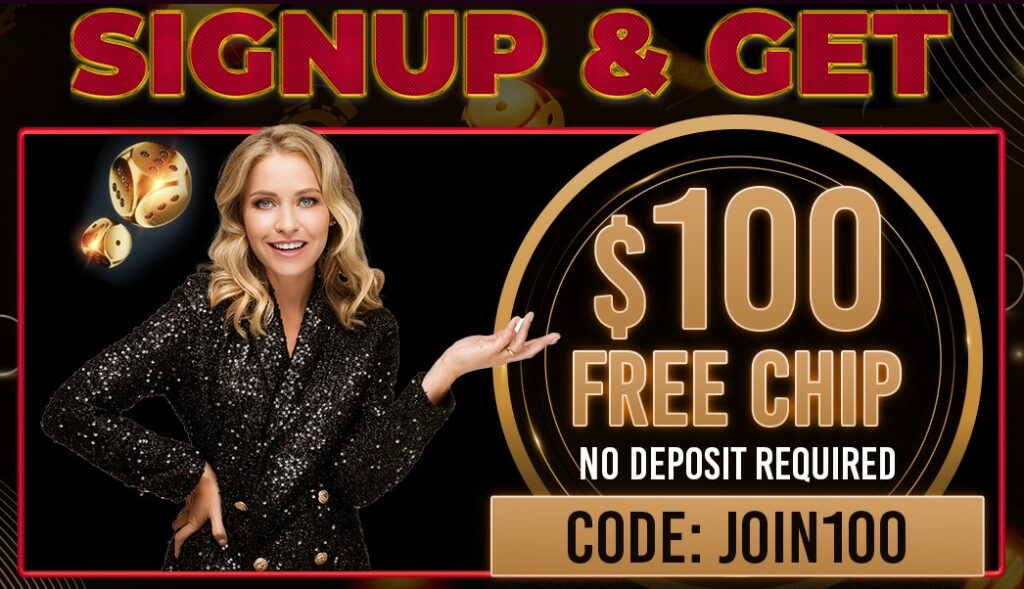 $100 FREE CHIP NO DEPOSIT Bonus
New Fun Club Casino