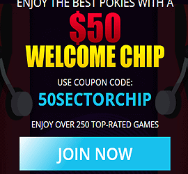 GET $50 FREE CHIP - SECTOR 777 CASINO 2