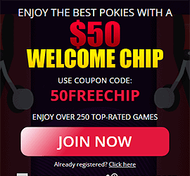 A Big Candy 50 free chip bonus