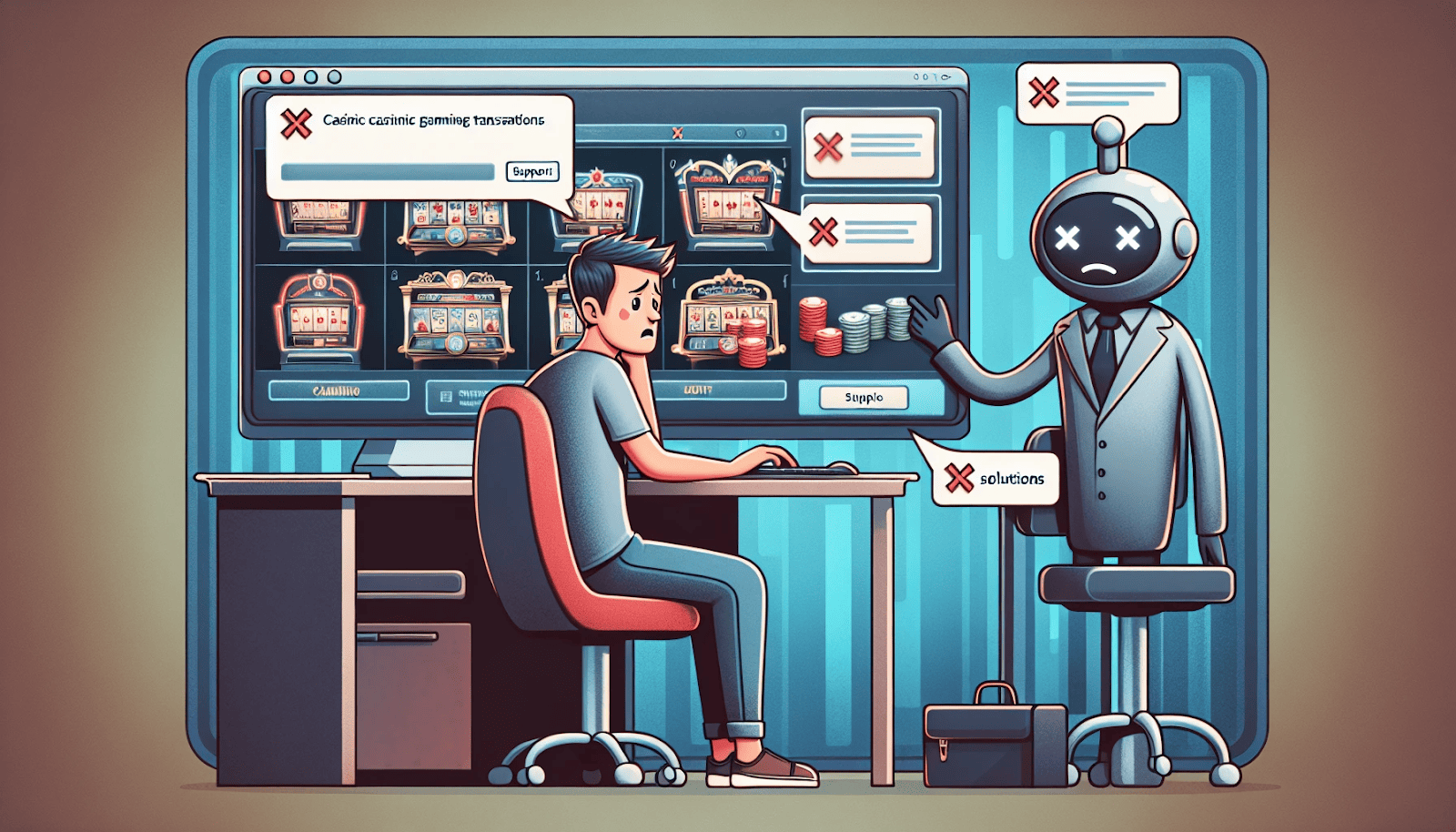 Illustration of monitoring pokies transaction history