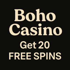 Boho Casino 20 free spins no deposit bonus