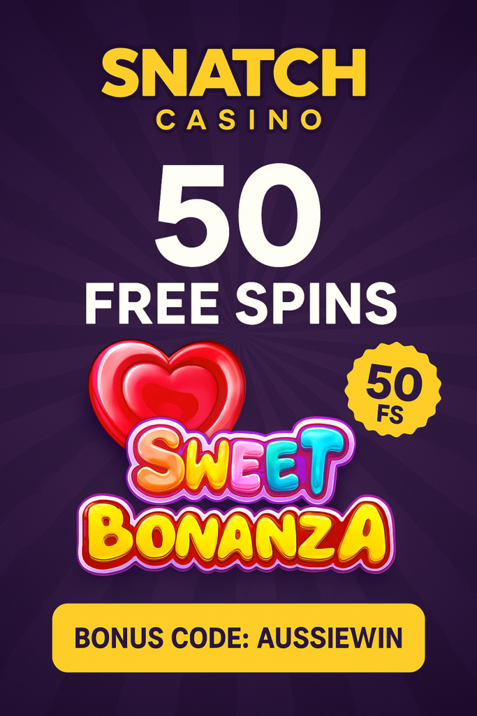 Snatch Casino Bonuses for Aussie Players – 50 Free Spins [Code: AUSSIEWIN] 2
