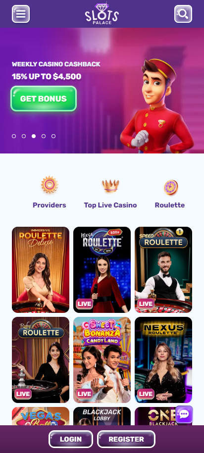 SlotsPalace Casino welcome Bonus
