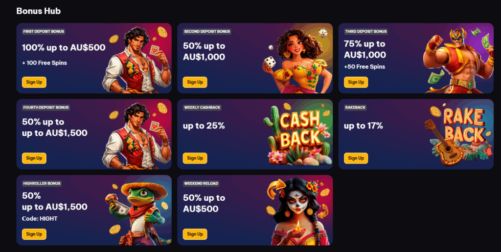 SpinMacho Casino 50 FREE SPINS - NO DEPOSIT BONUS (+5 Bonuses ) 5